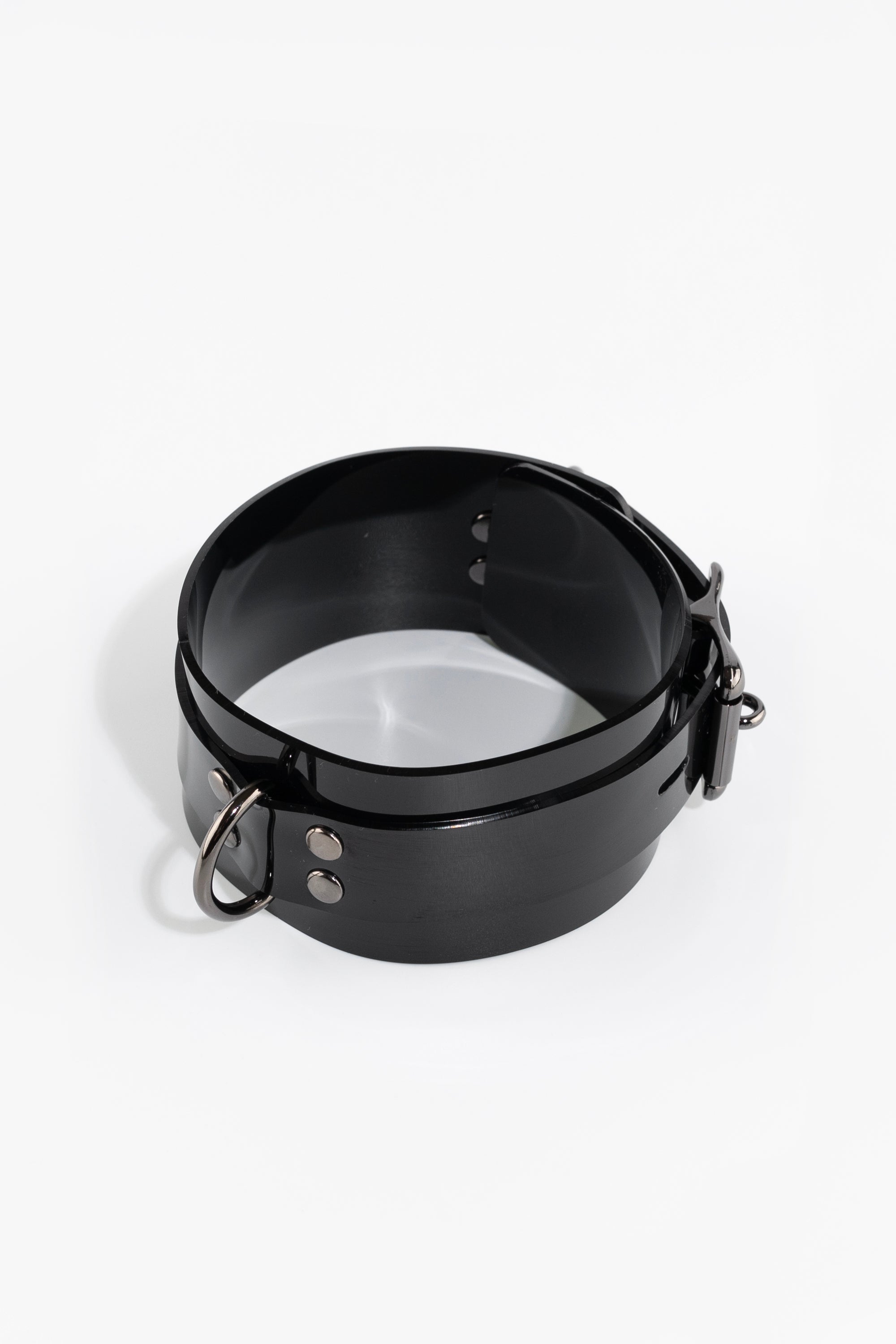 Collar lockable, black/black