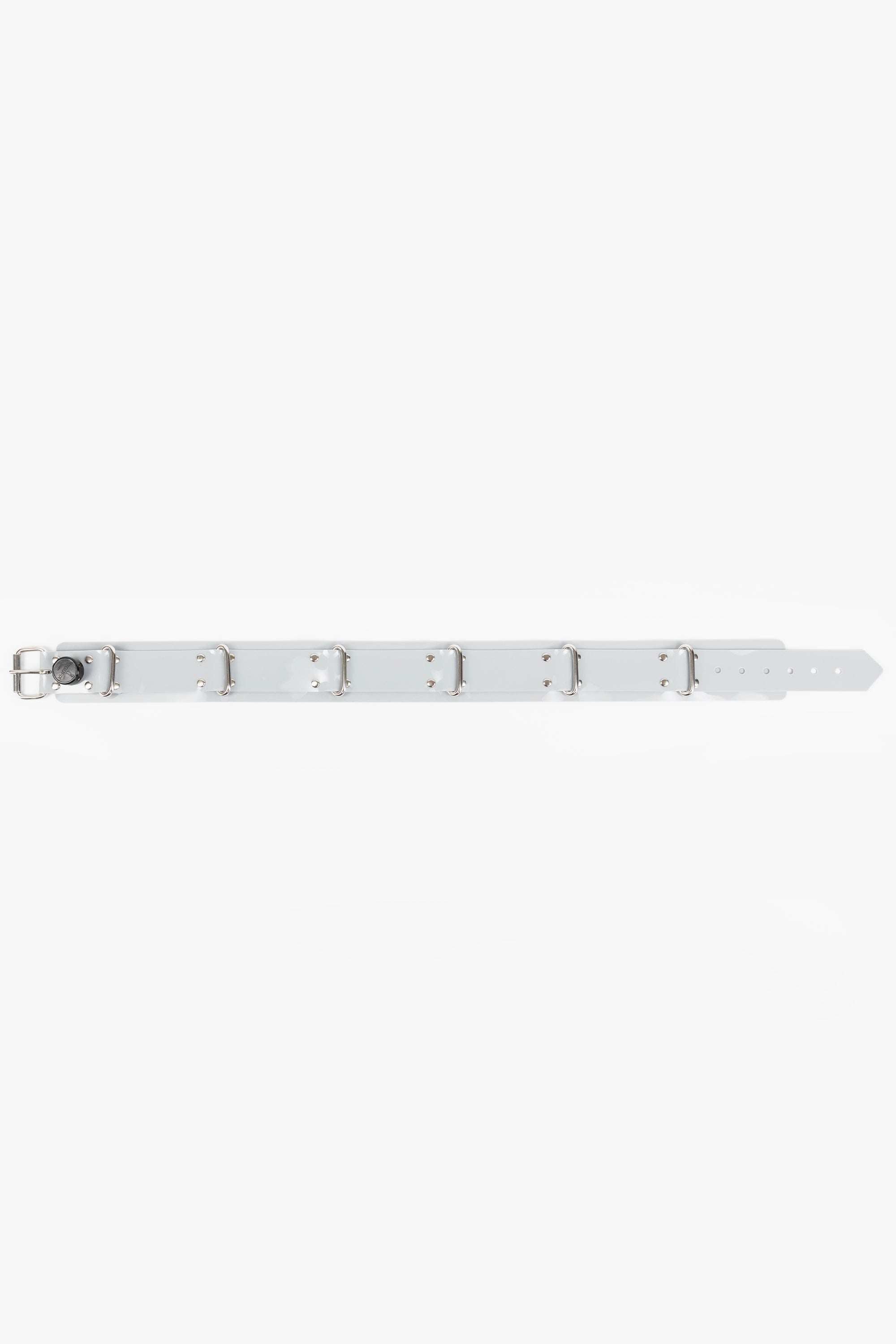 Lockable segufix waist belt, light grey/chrome