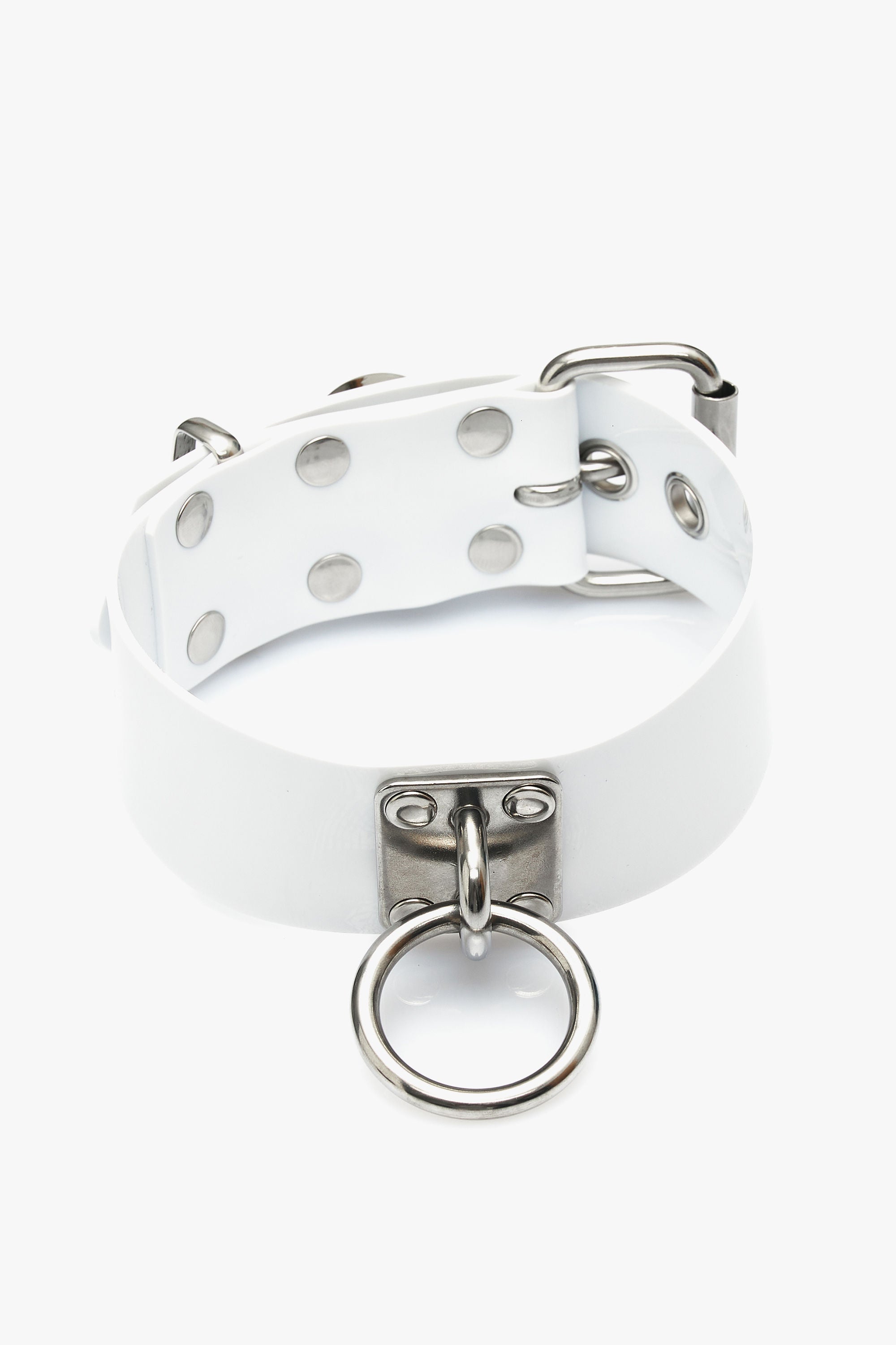 Wide Bondage Collar with O-ring and Segufix Lock