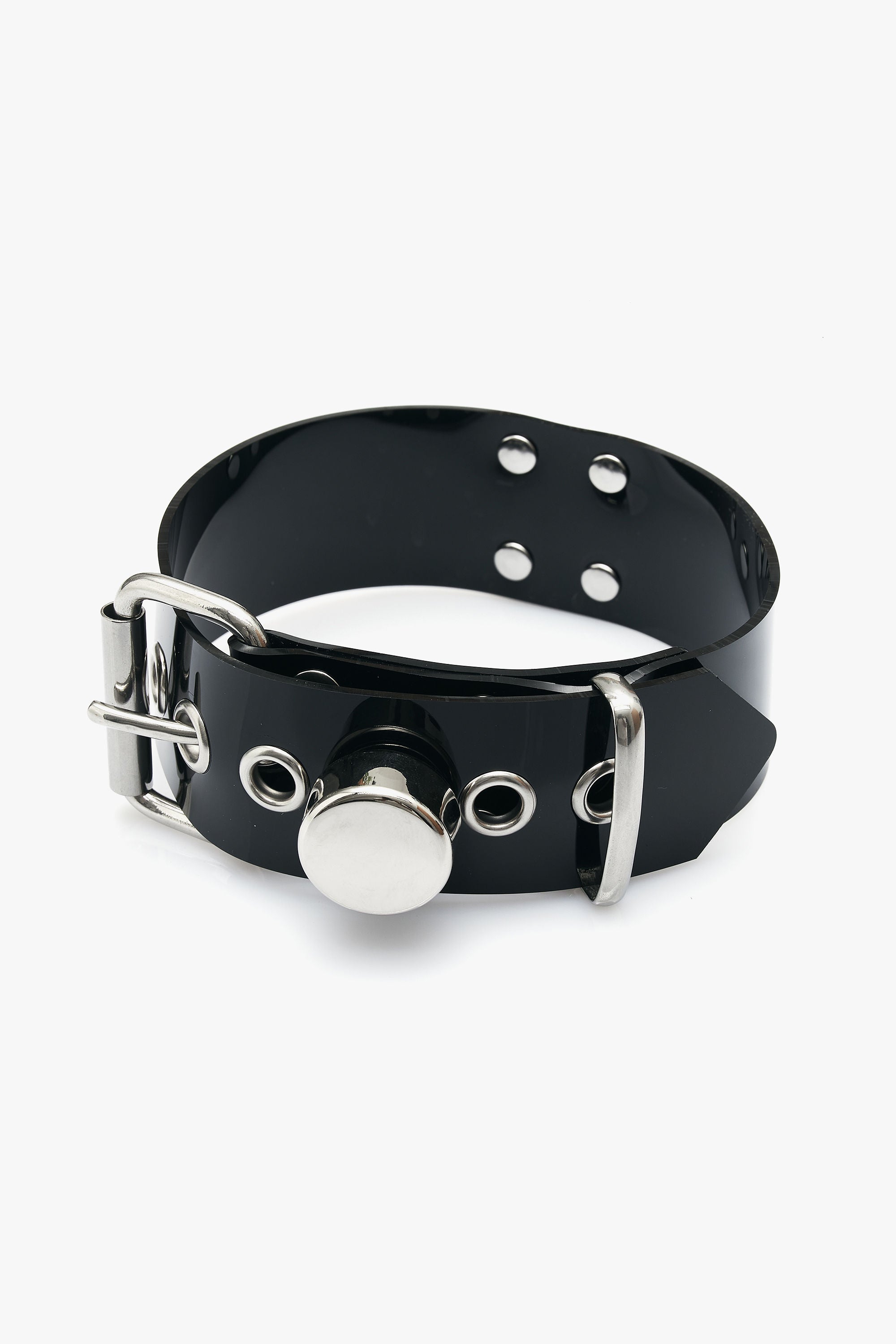 Wide Bondage Collar with O-ring and Segufix Lock