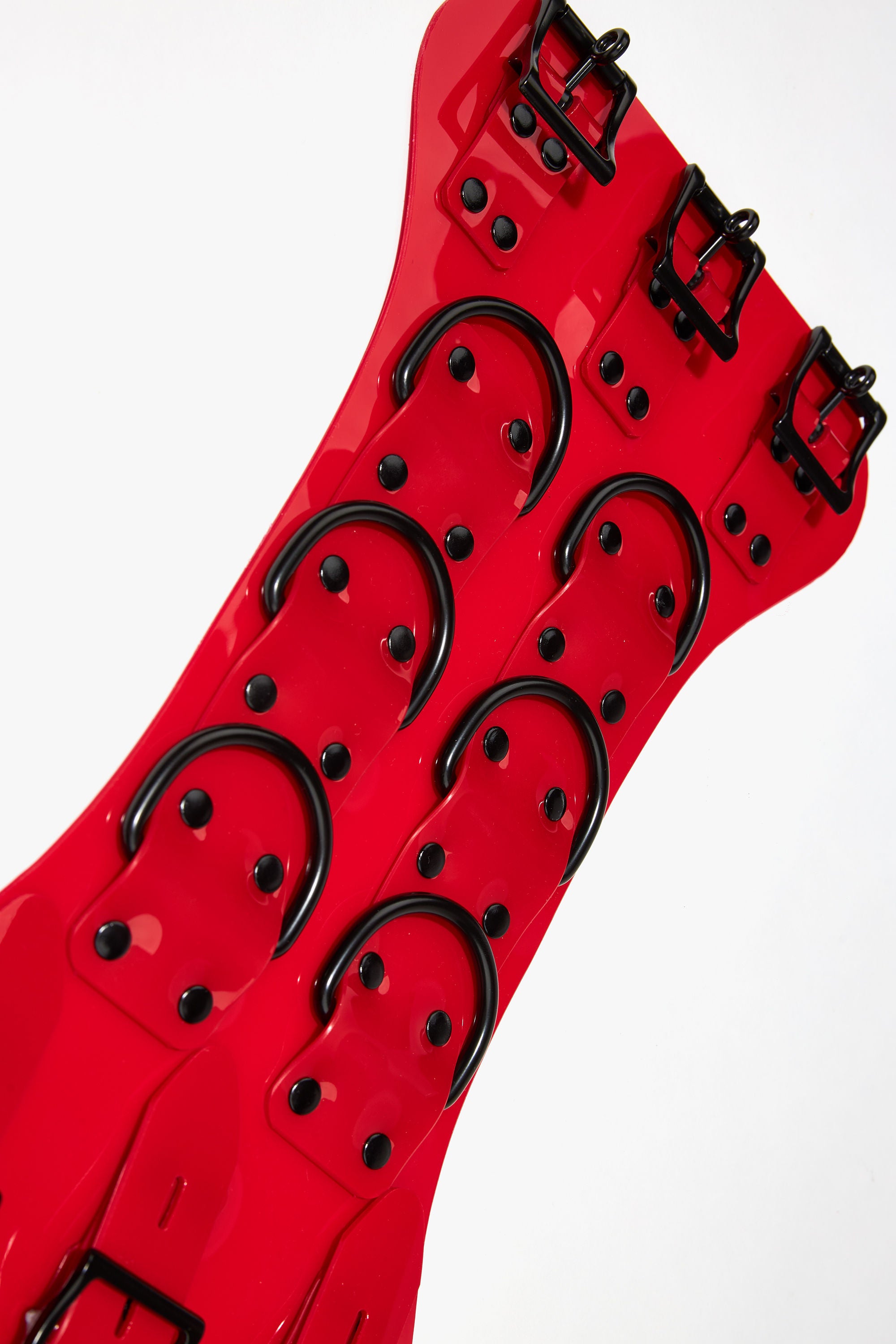 High-Gloss PVC Waist Cincher