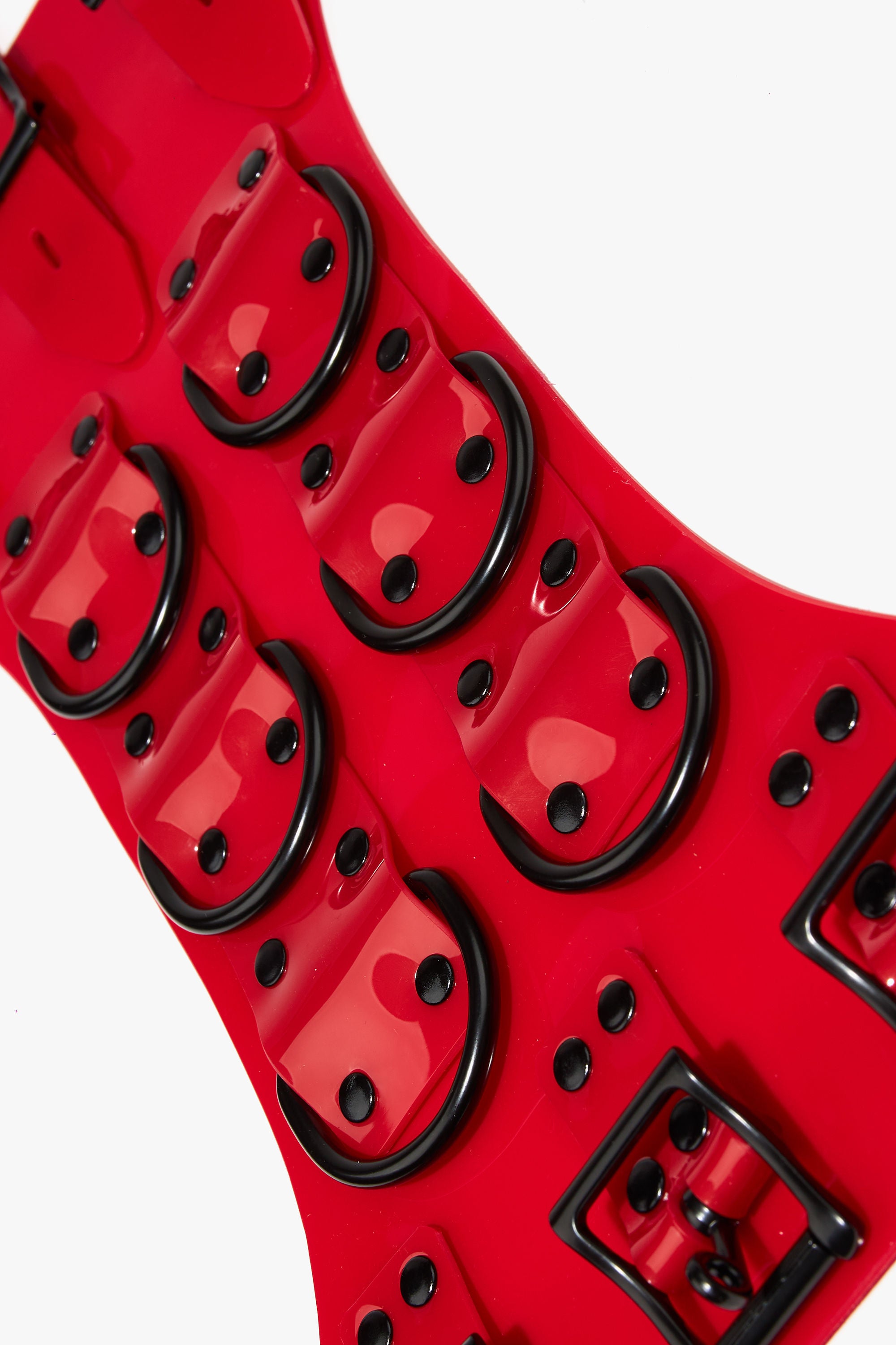 High-Gloss PVC Waist Cincher