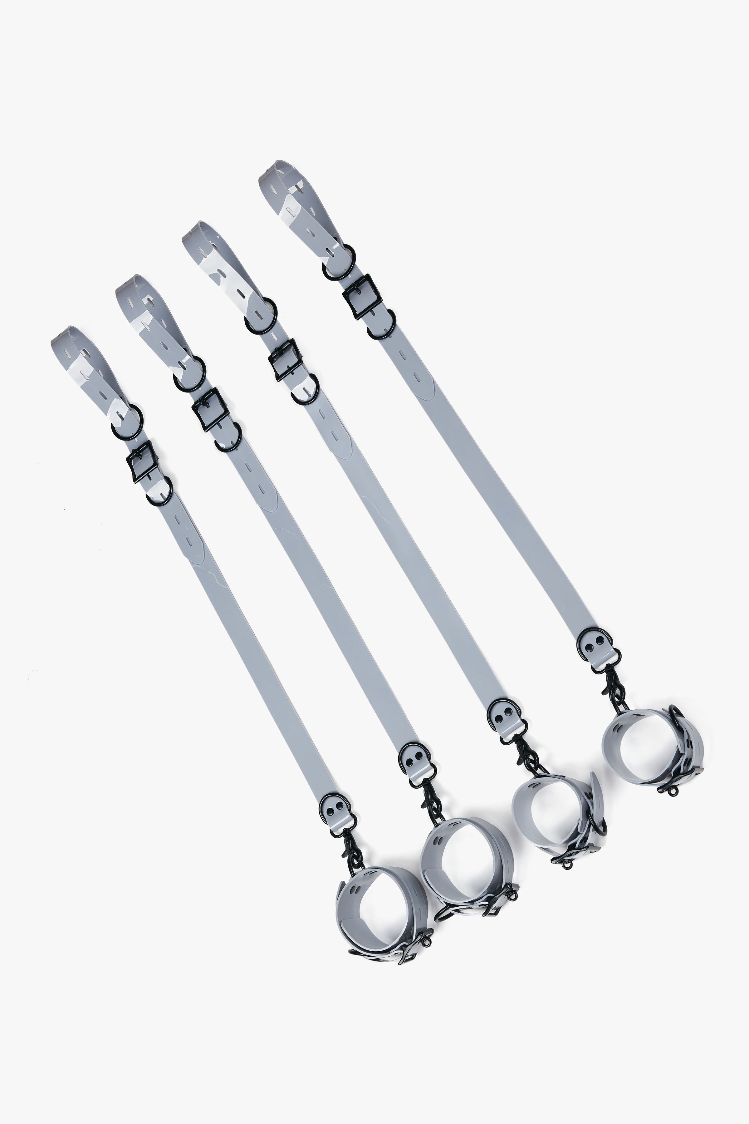 4-Piece Bed Bondage Set – Adjustable Wrist & Ankle Cuffs
