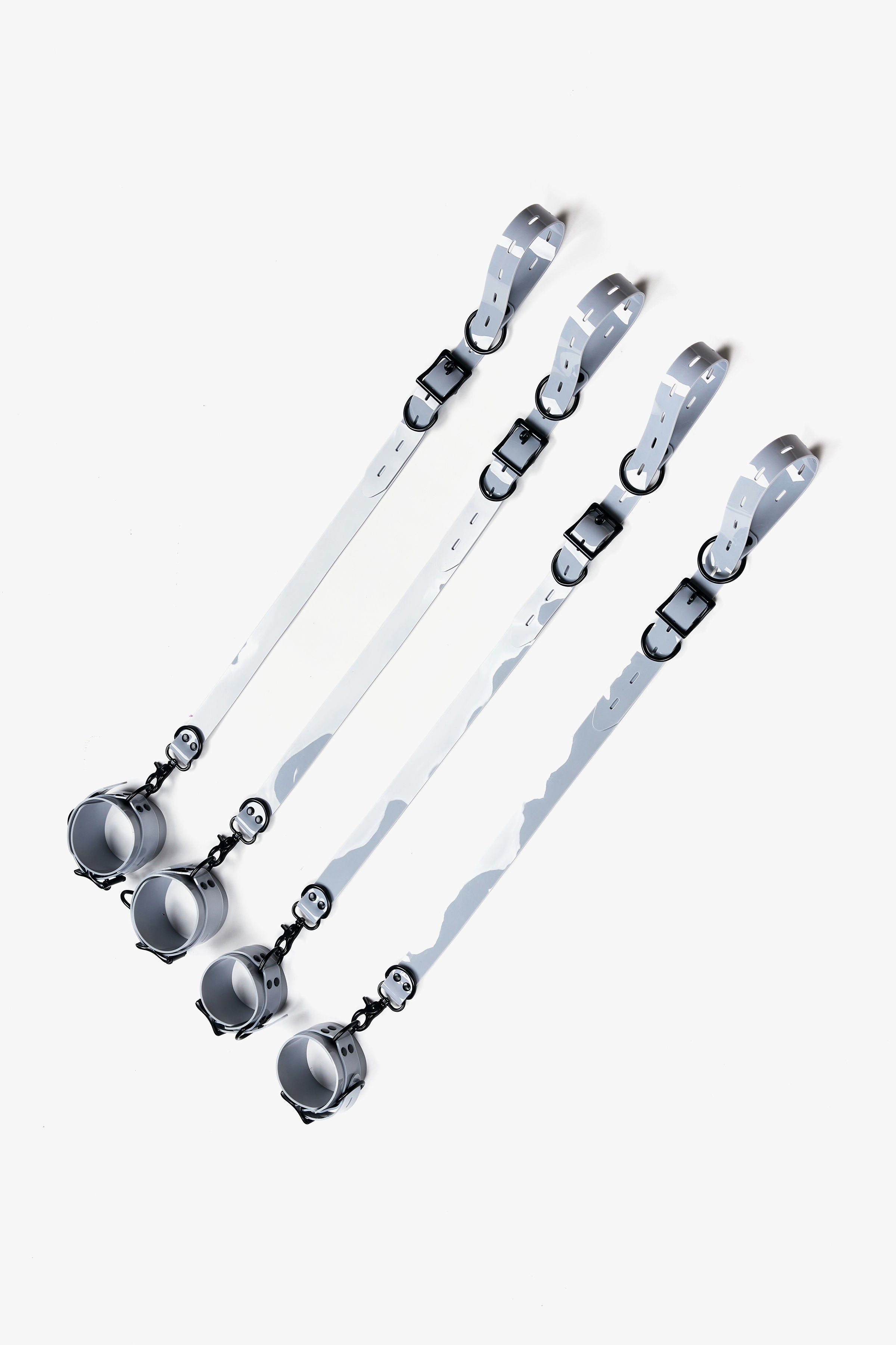 4-Piece Bed Bondage Set – Adjustable Wrist & Ankle Cuffs