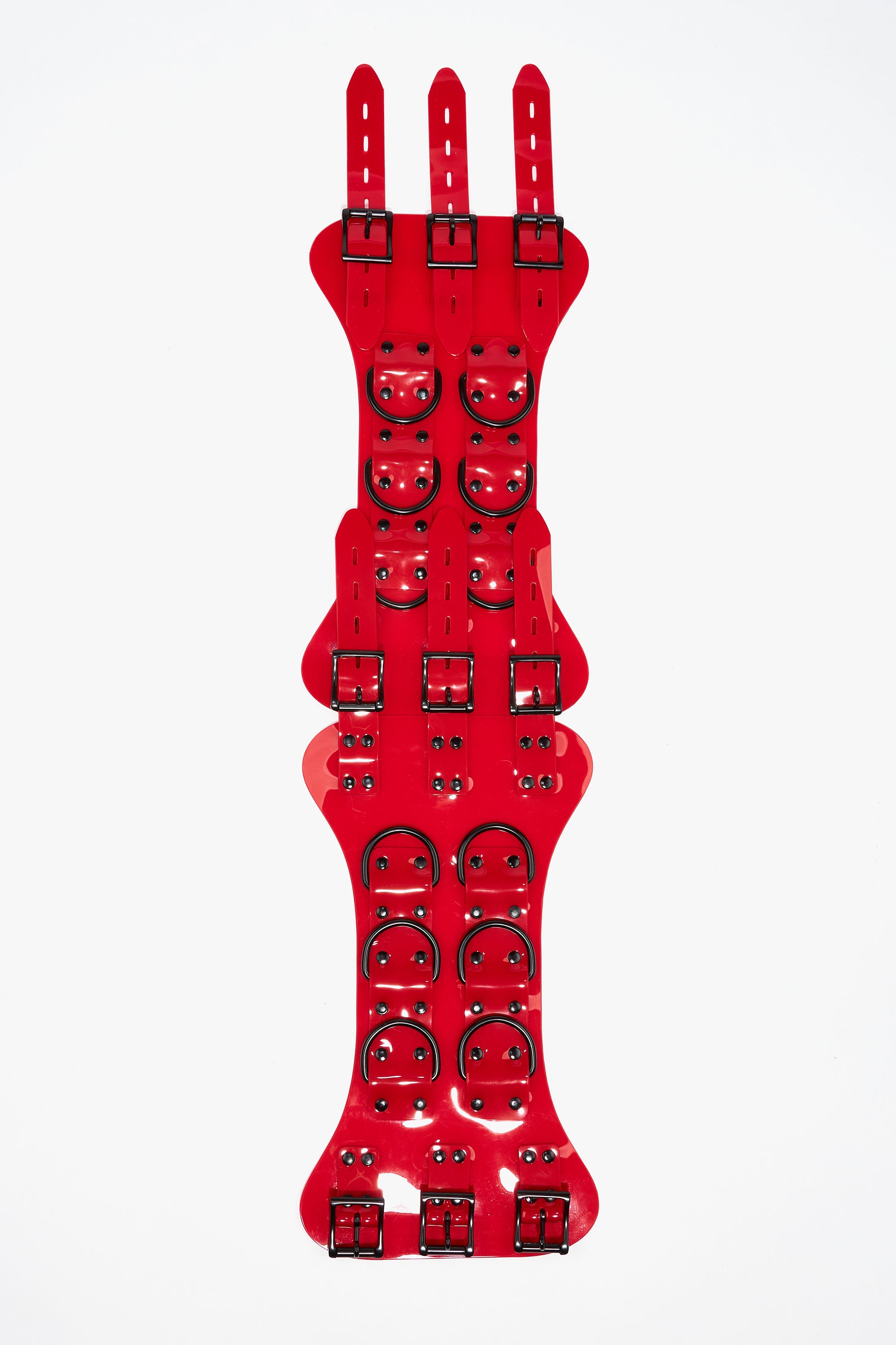 High-Gloss PVC Waist Cincher