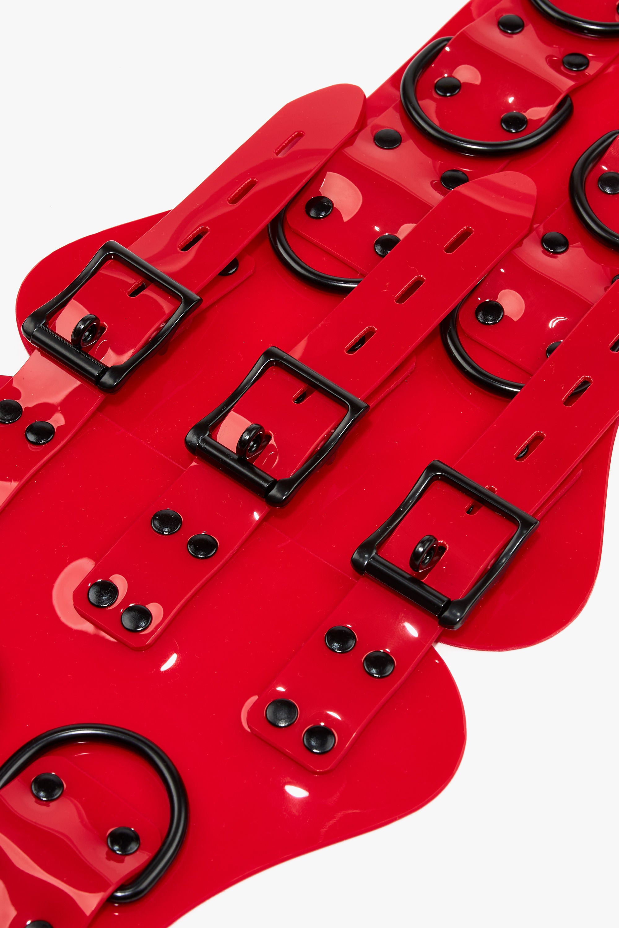 High-Gloss PVC Waist Cincher