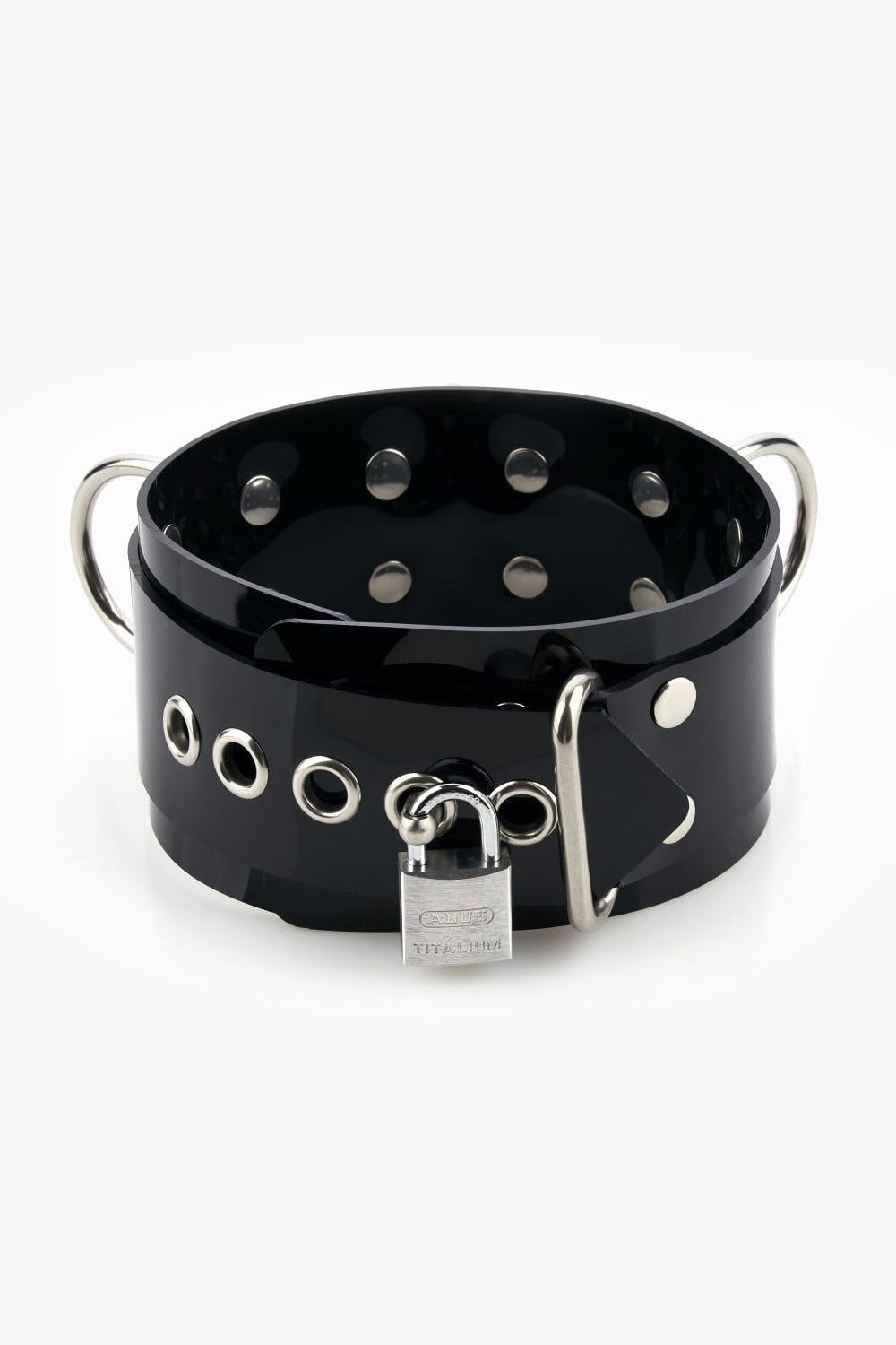Buck-less lockable collar with three D-rings