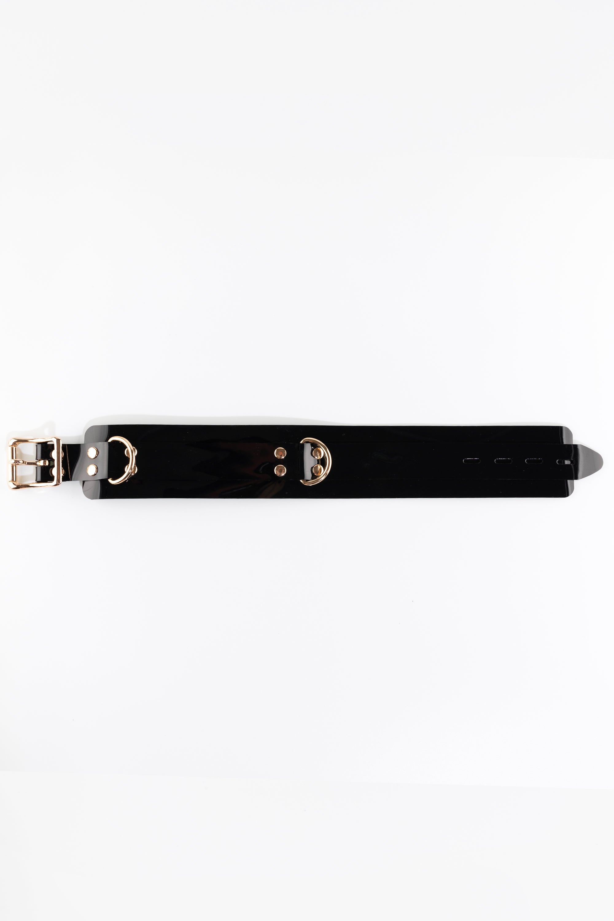 Collar lockable, black/gold