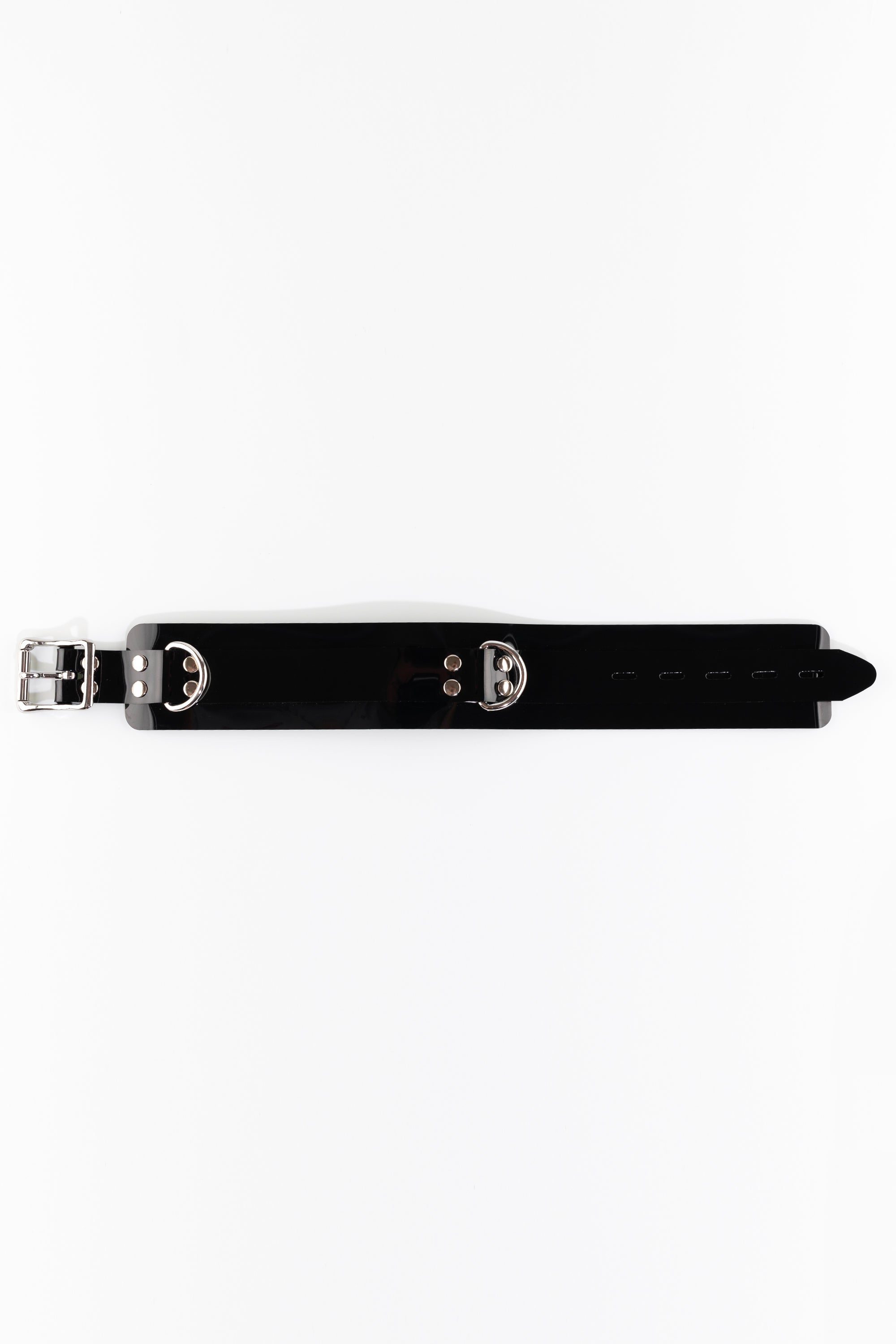 Collar lockable, black/chrome