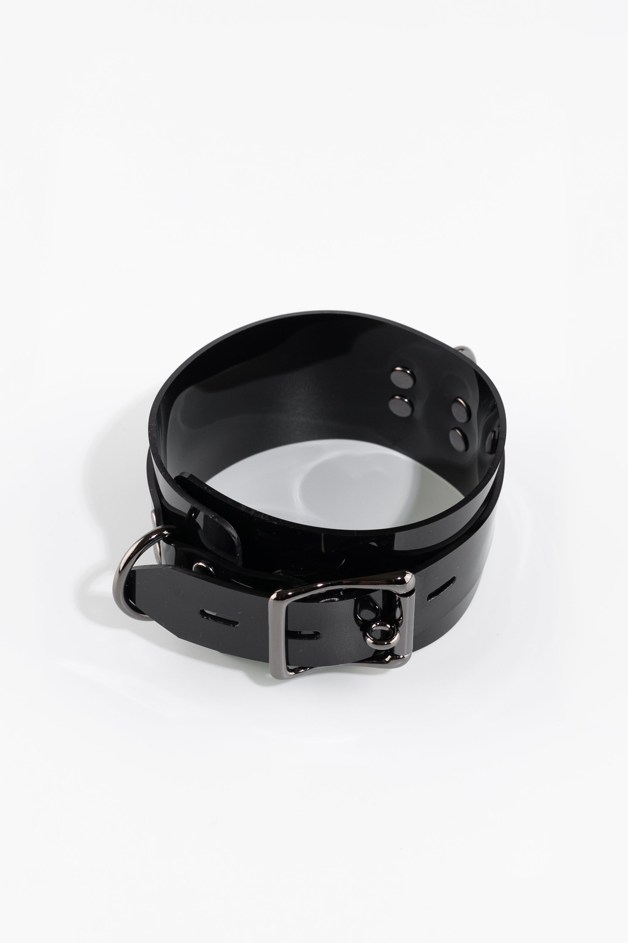 Collar lockable, black/black