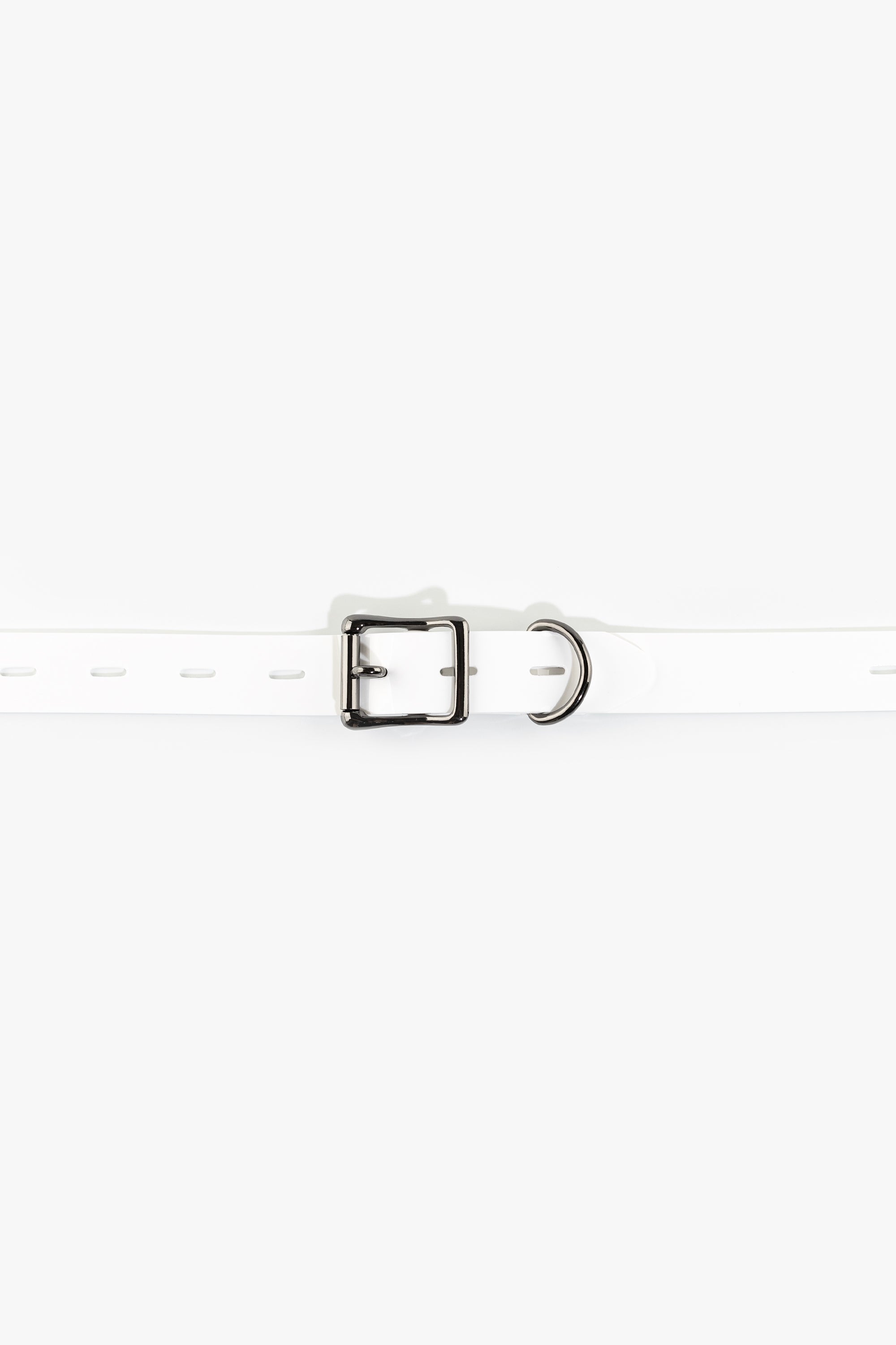 Bondage lockable straps set 25 mm, white/black