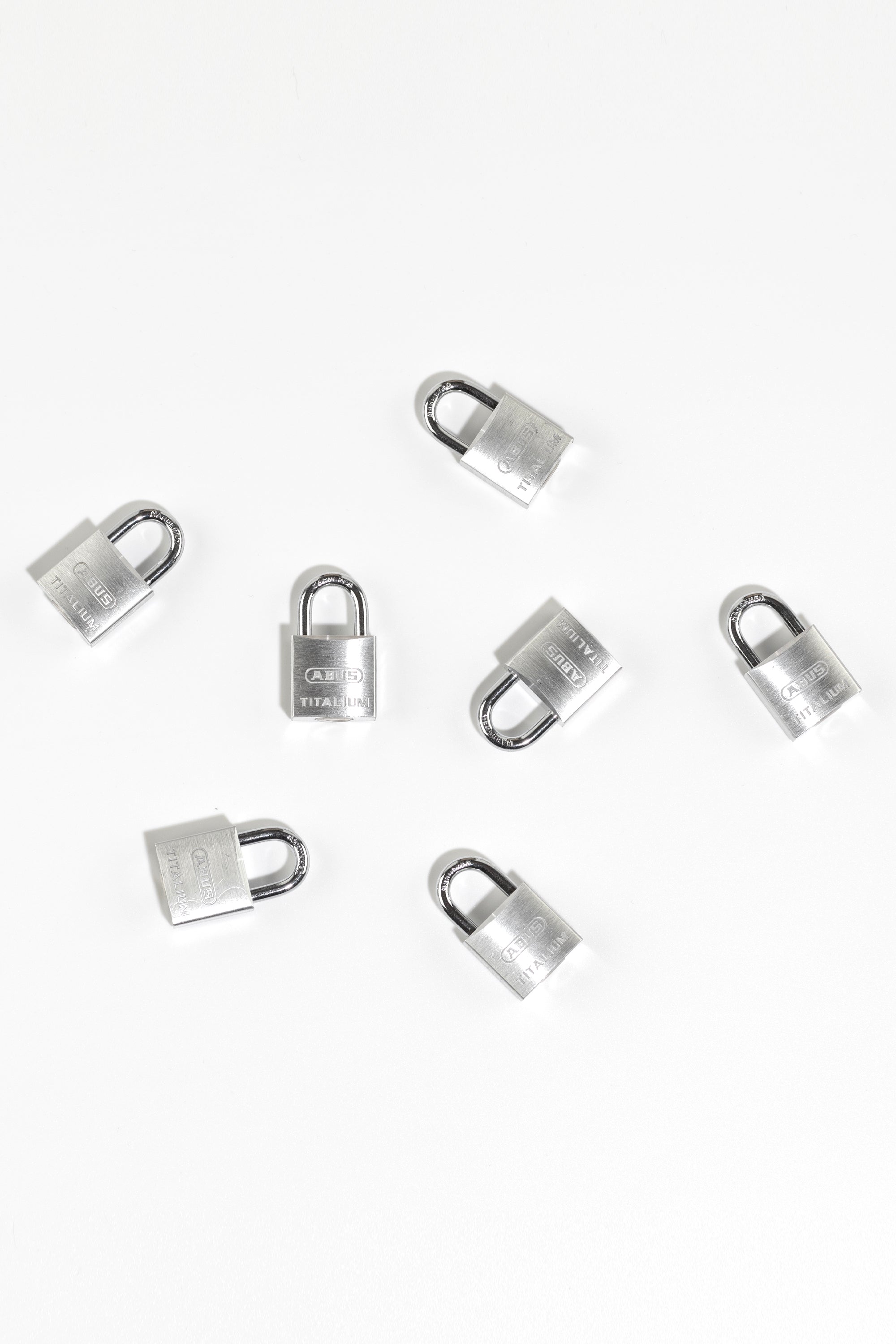 7 pcs. ABUS 64TI 20 mm Titalium Padlock (unified key system)