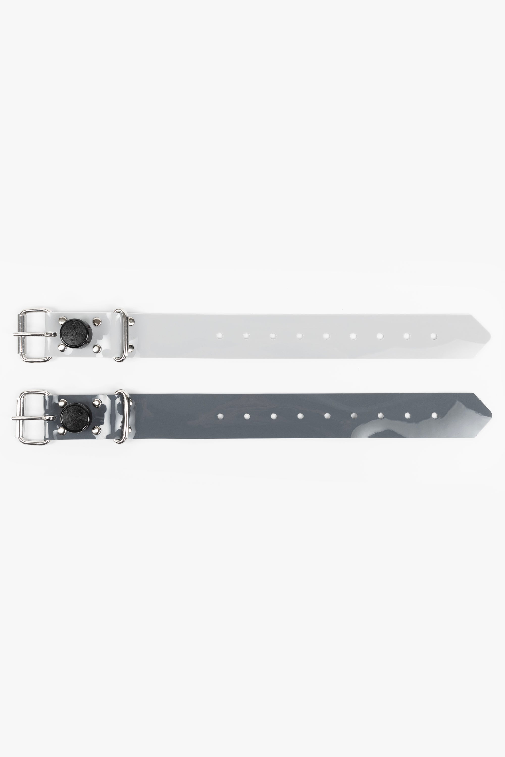 Bondage PVC strap lockable segufix 40 mm, different lengths, black/chrome