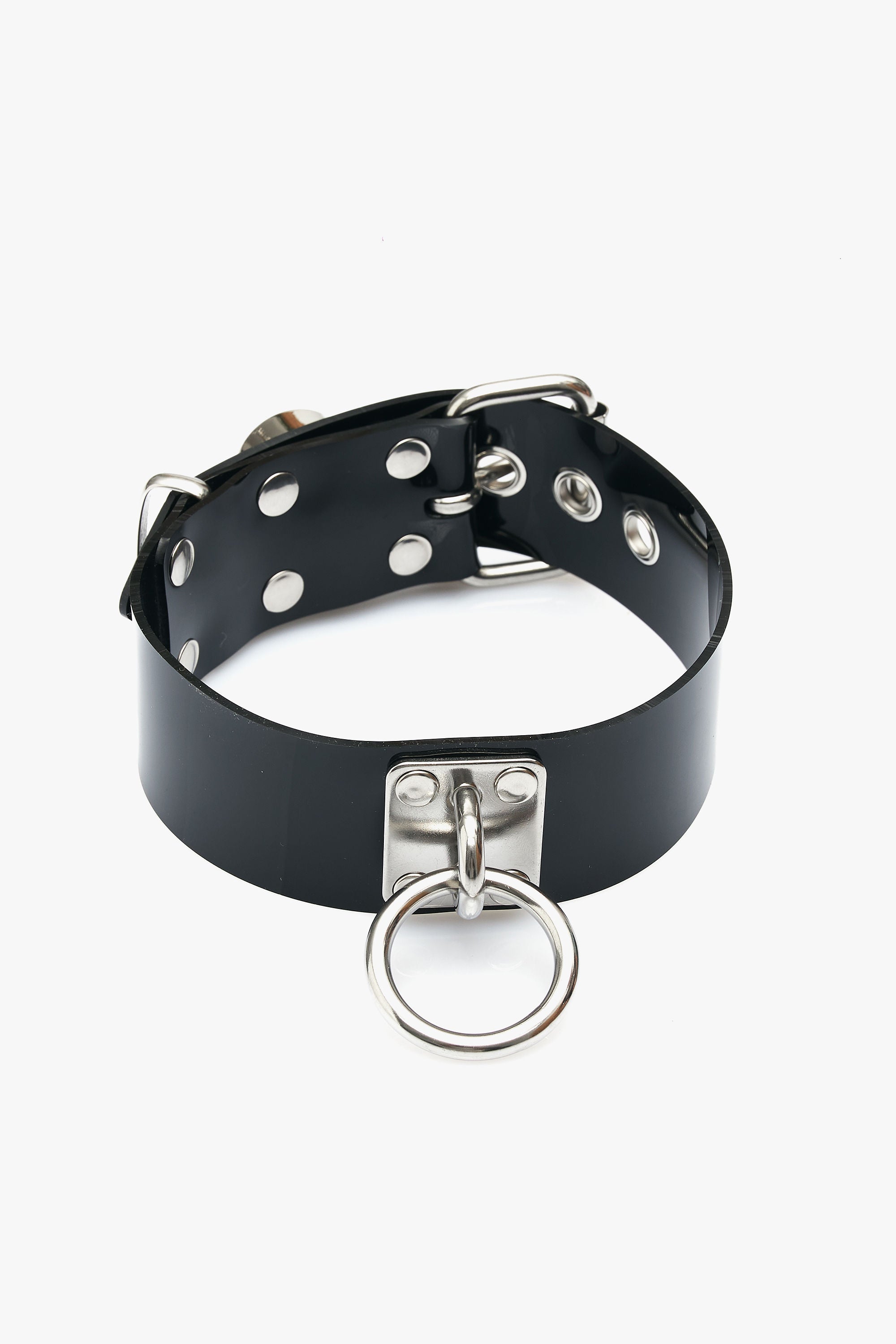 Wide Bondage Collar with O-ring and Segufix Lock