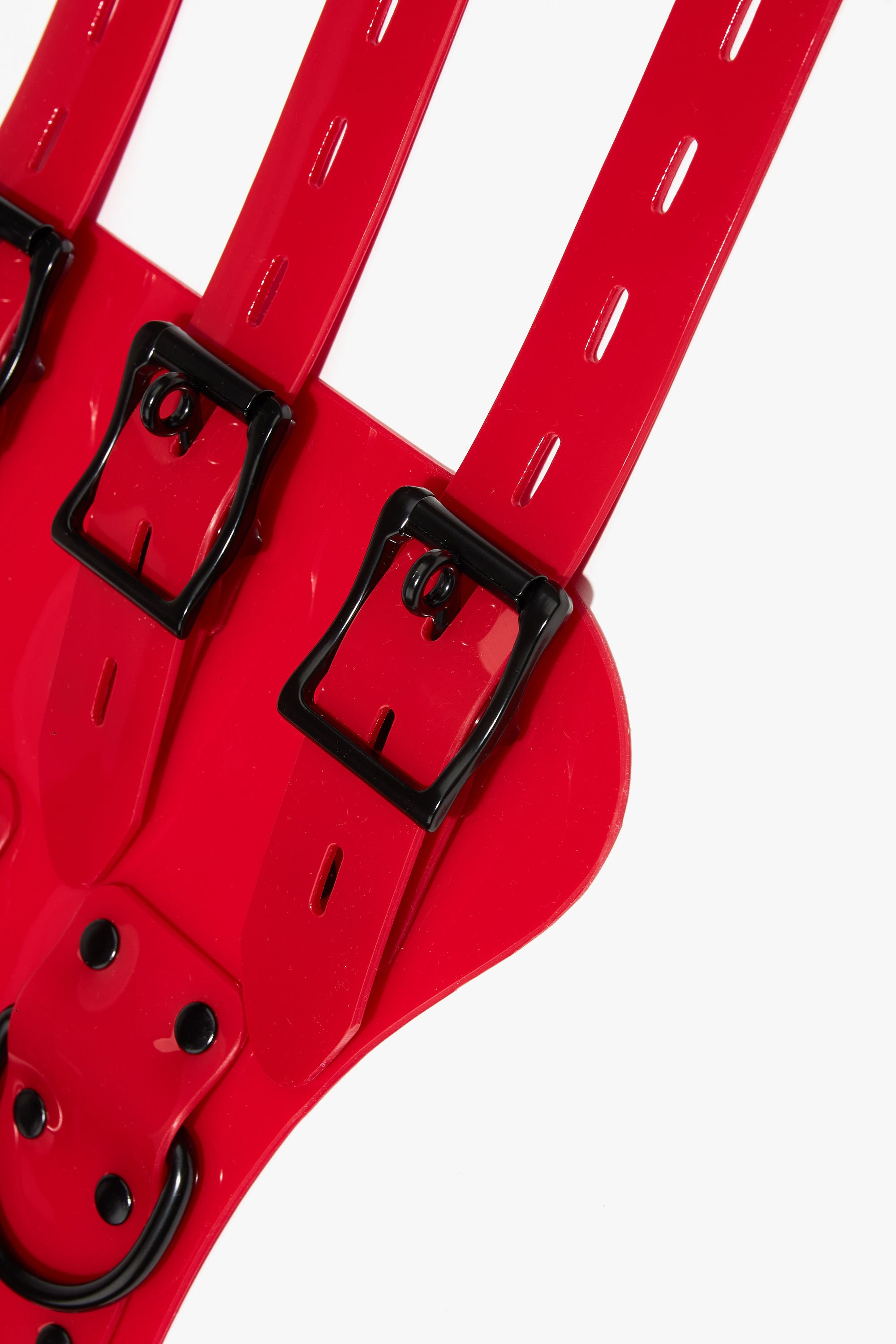 High-Gloss PVC Waist Cincher