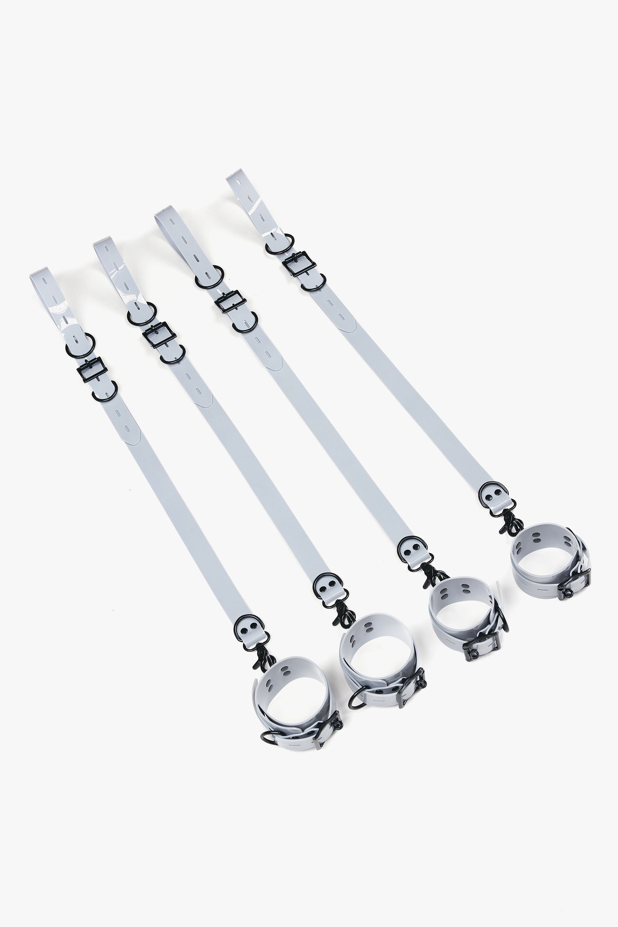 4-Piece Bed Bondage Set – Adjustable Wrist & Ankle Cuffs