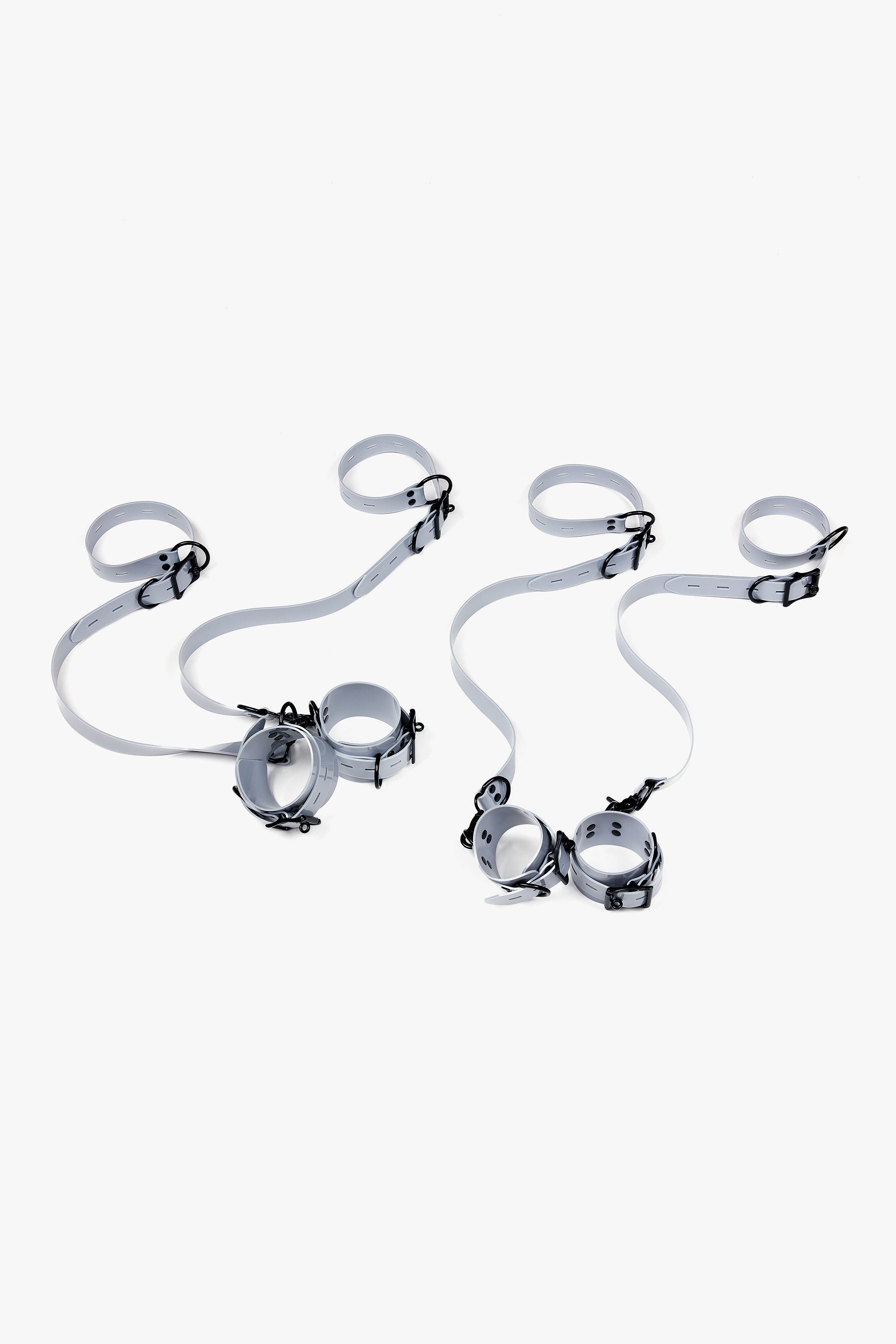4-Piece Bed Bondage Set – Adjustable Wrist & Ankle Cuffs