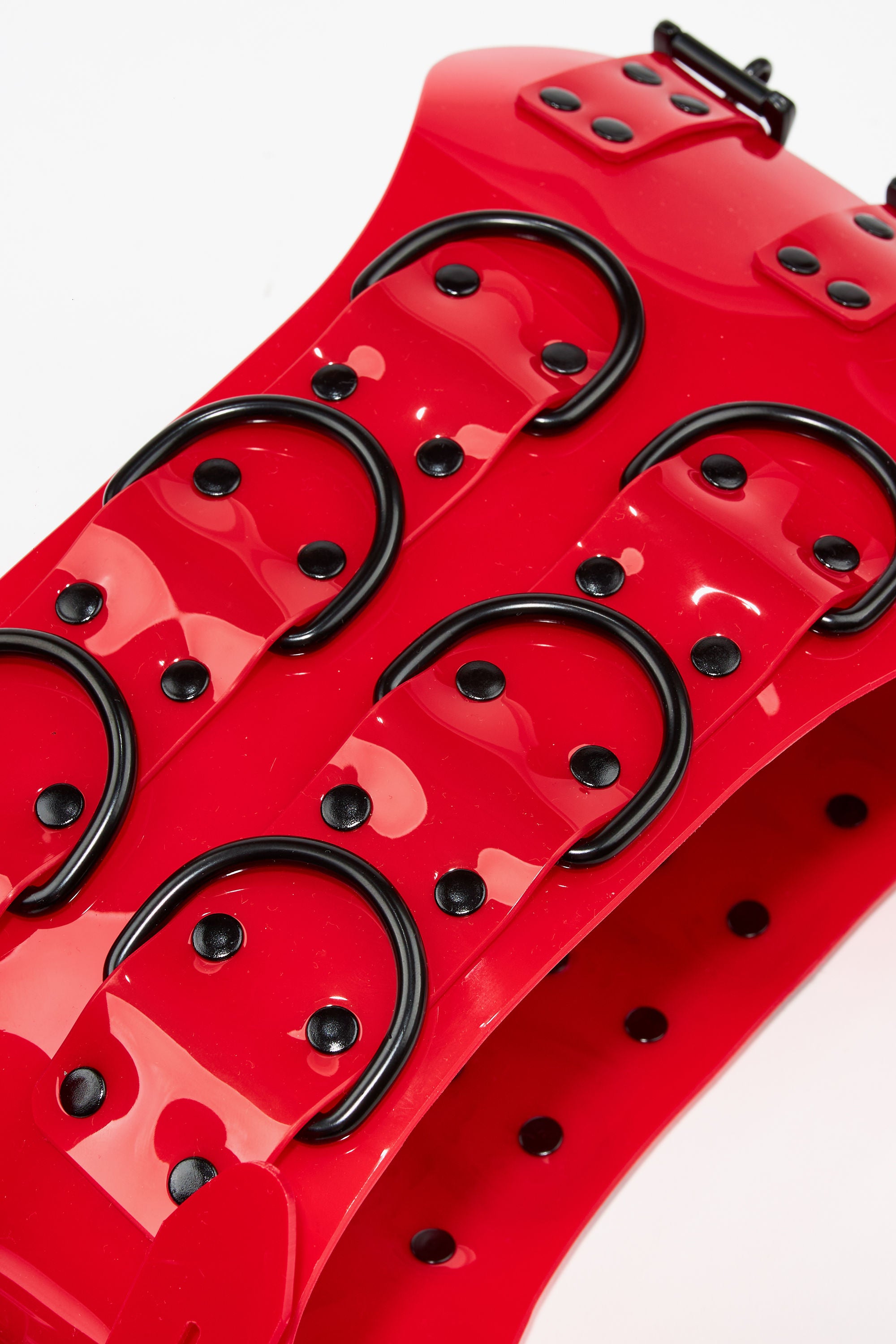 High-Gloss PVC Waist Cincher