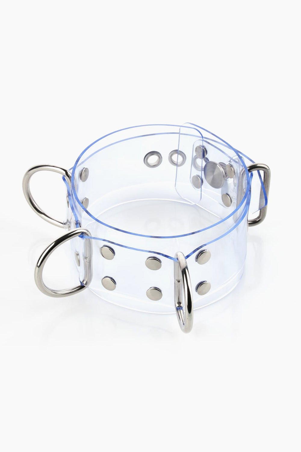 Buck-less lockable collar with three D-rings