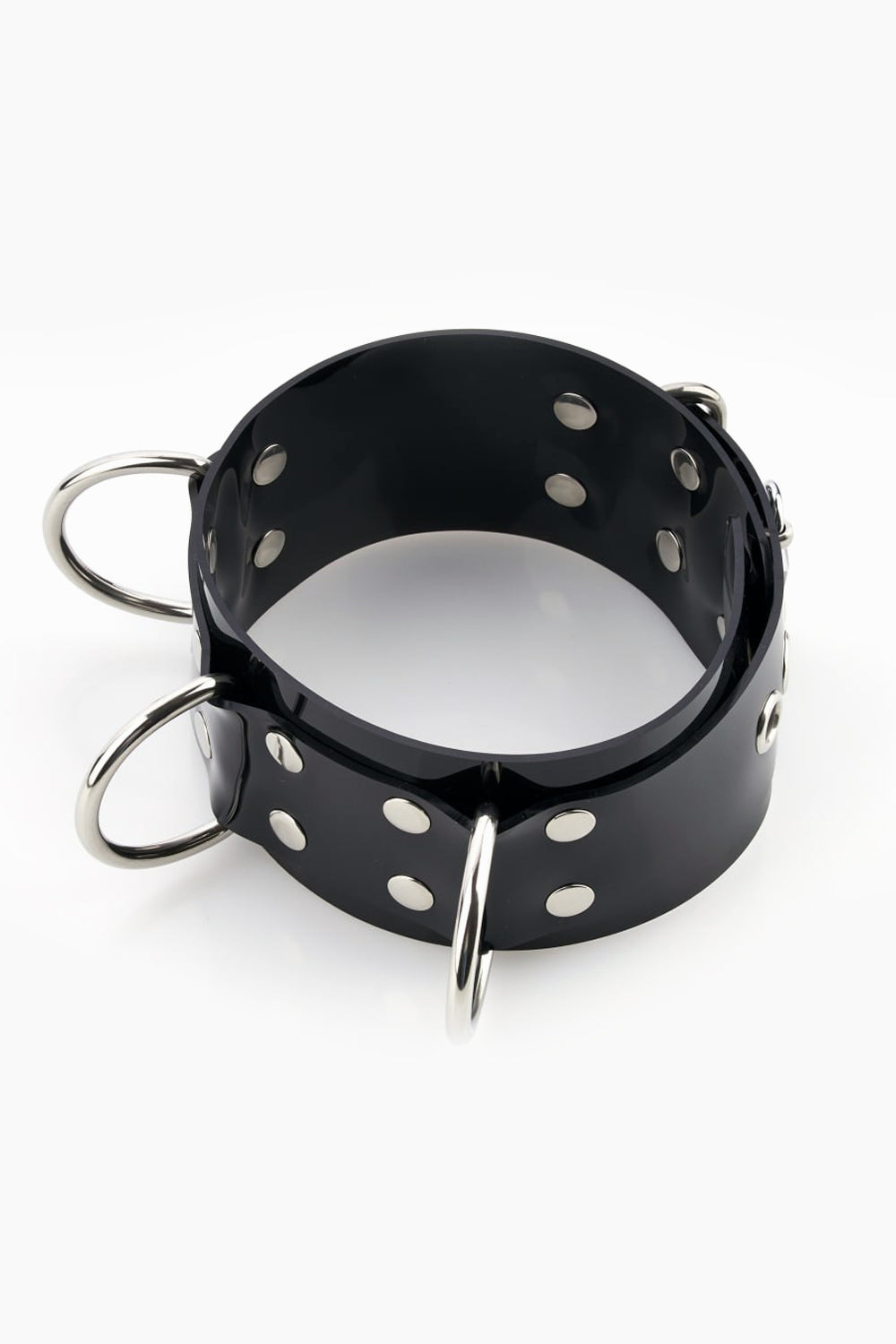 Buck-less lockable collar with three D-rings